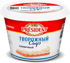 Сыр творожный Президент 140гр 56% сливочный*8 (БЗМЖ)