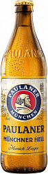 Пиво Паулайнер Мюнхенское 0.5л оригинальное светлое 4.9% с/б Германия*20